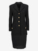 Versace Black Wool Skirt Suit MR260326.18  Versace 