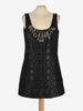 Prada Sleeveless Dress with Crystal Necklace Detail W22070605  Prada 