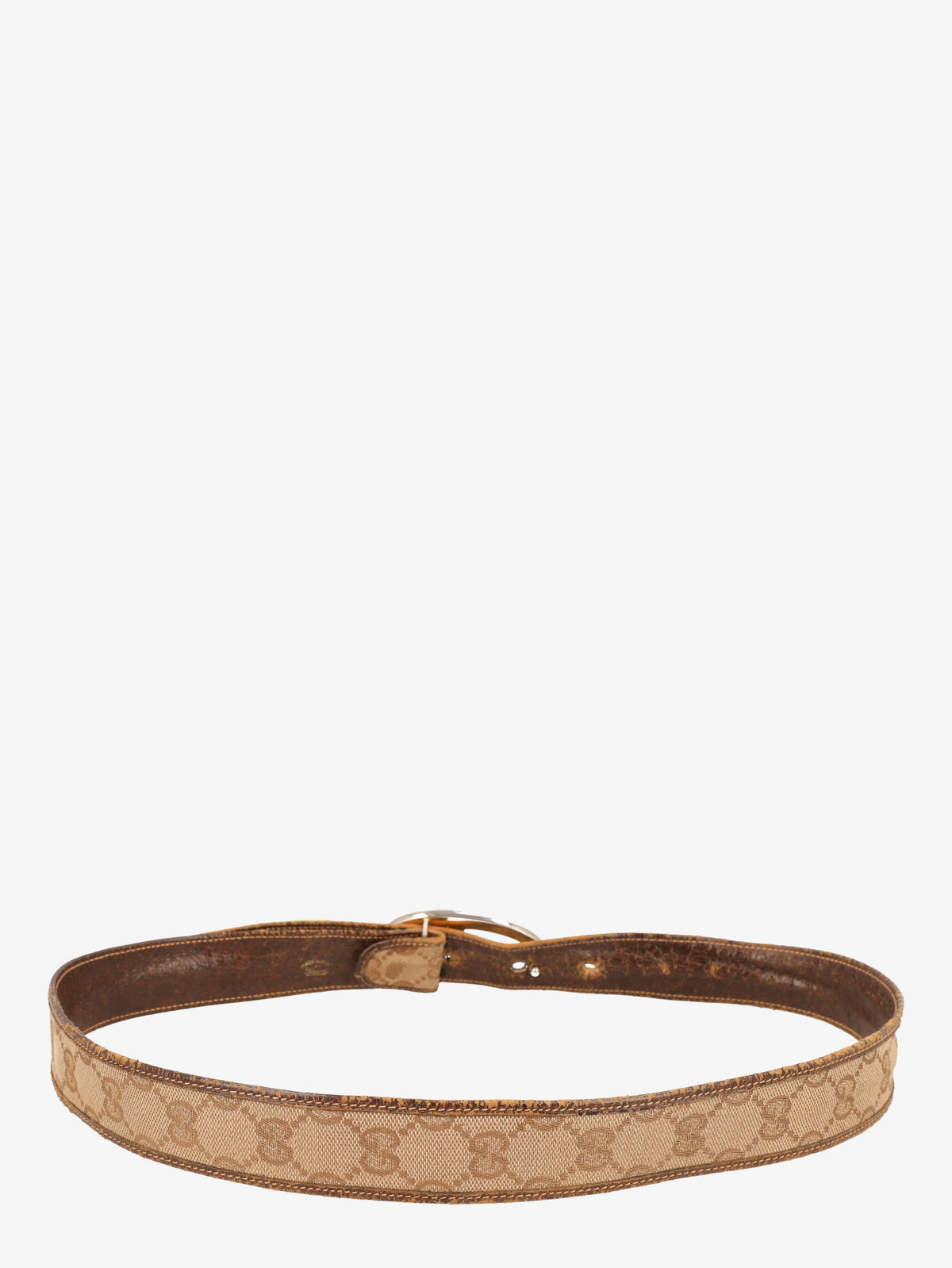 Cintura sottile con monogramma Gucci