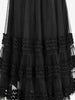 Vintage Voluminous Tulle Maxi Skirt with Satin Hem W27526.6  Vintage 