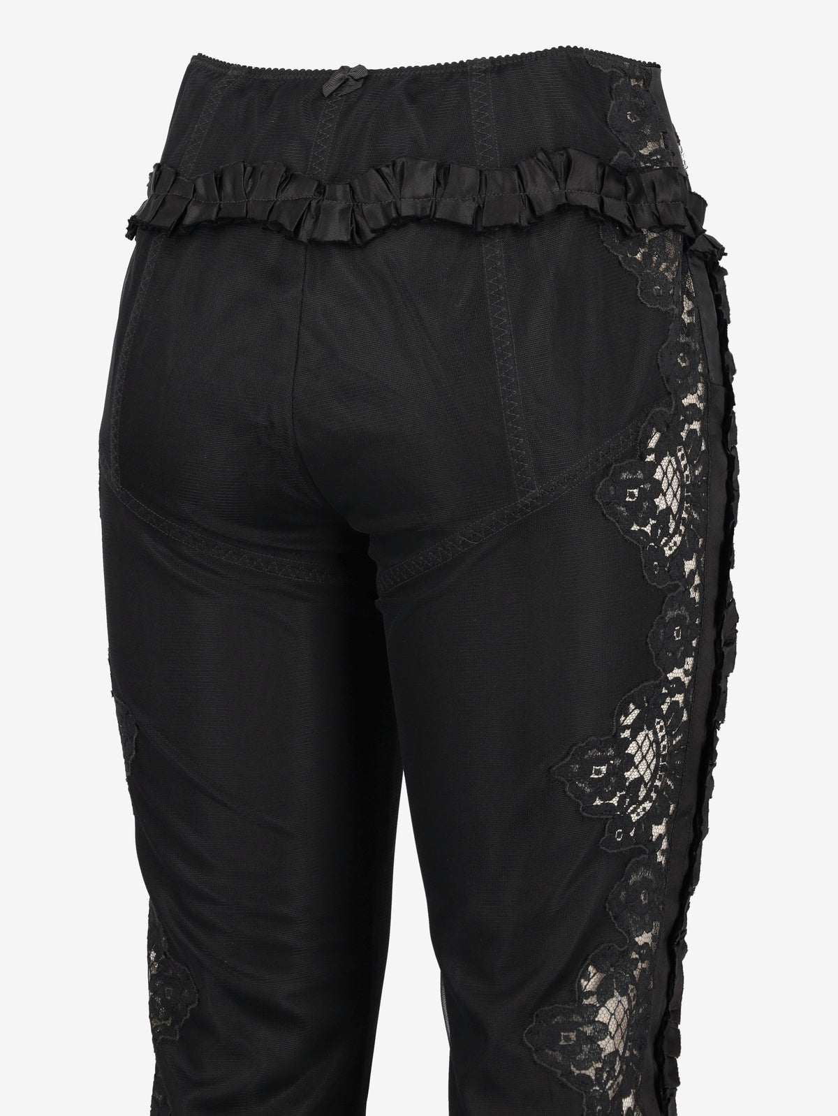 DSQUARED2 Black Lace-Panel Trousers CVM26.23.210  Dsquared² 