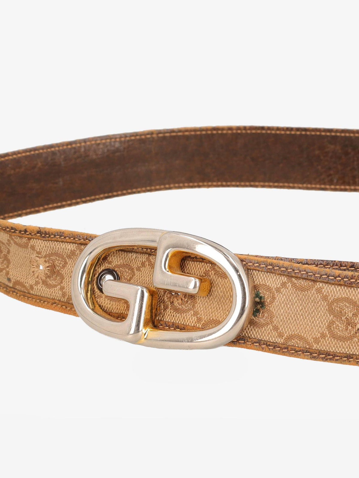 Cintura sottile con monogramma Gucci