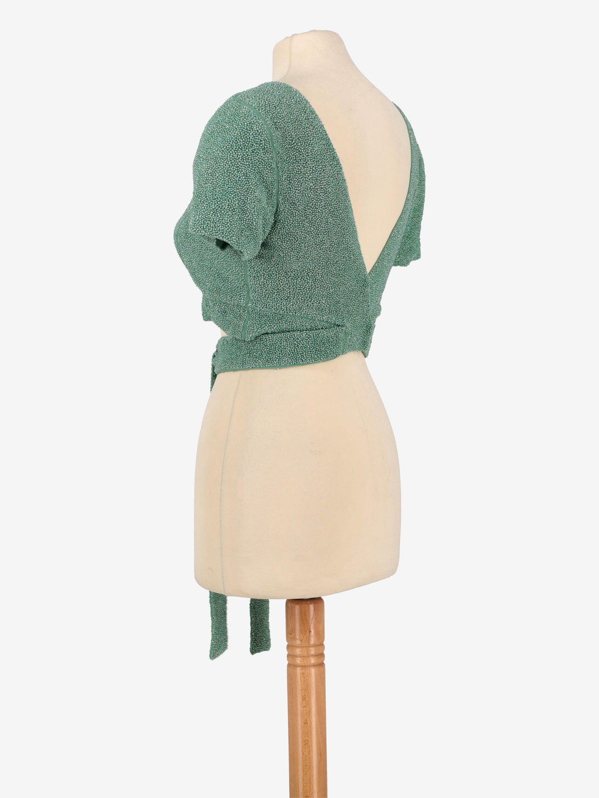 Top con perline di vetro Fendi