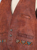 Vintage Leather Vest MR031124.8  Vintage 