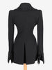 Fendi Black Coat With Shearling Details W2511.60  Fendi 