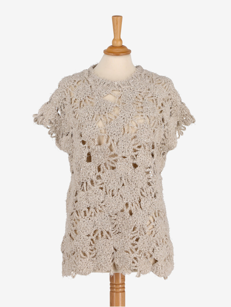 Brunello Cucinelli Knitted T-Shirt WCV241010374  Brunello Cucinelli 