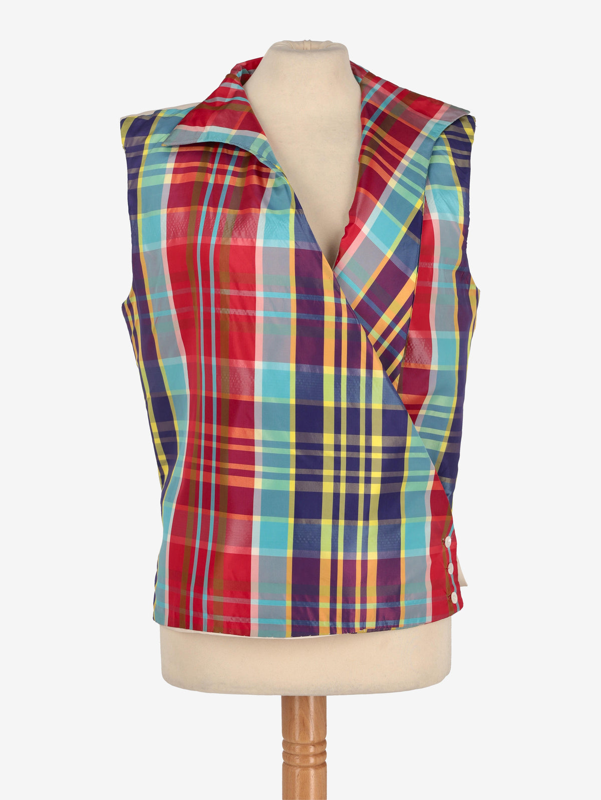 Gianfranco Ferré 1990s Tartan Vest B1602020  Gianfranco Ferré 