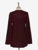 Krizia Bordeaux Cardigan with Applications