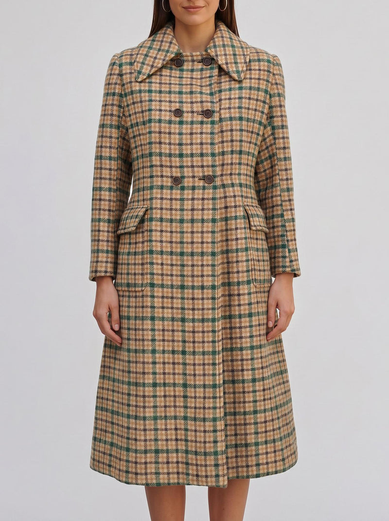 Vintage Wool Checkered Set MR110226.26  Vintage 