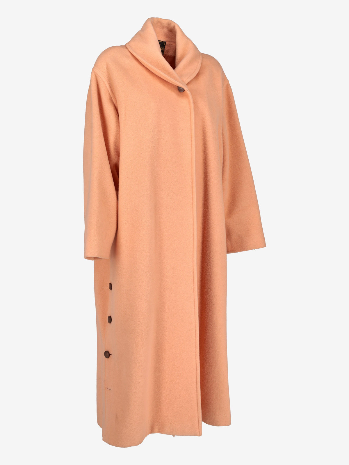 Fendi Wool-Blend Long Coat with Side Button Detail W27526.173  Fendi 
