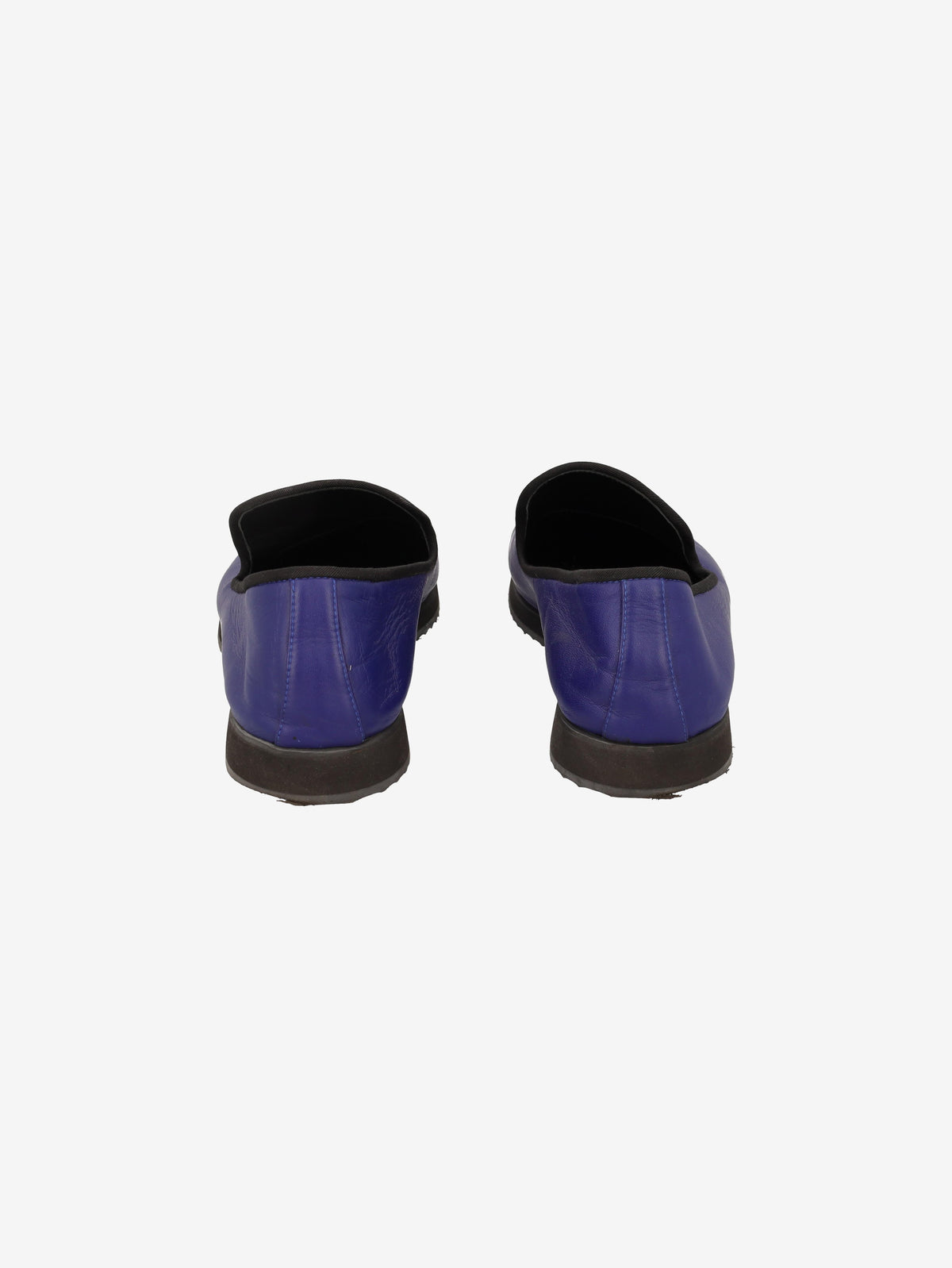 Giuseppe Zanotti Blue Leather Loafers WCV250877.03  Giuseppe Zanotti 