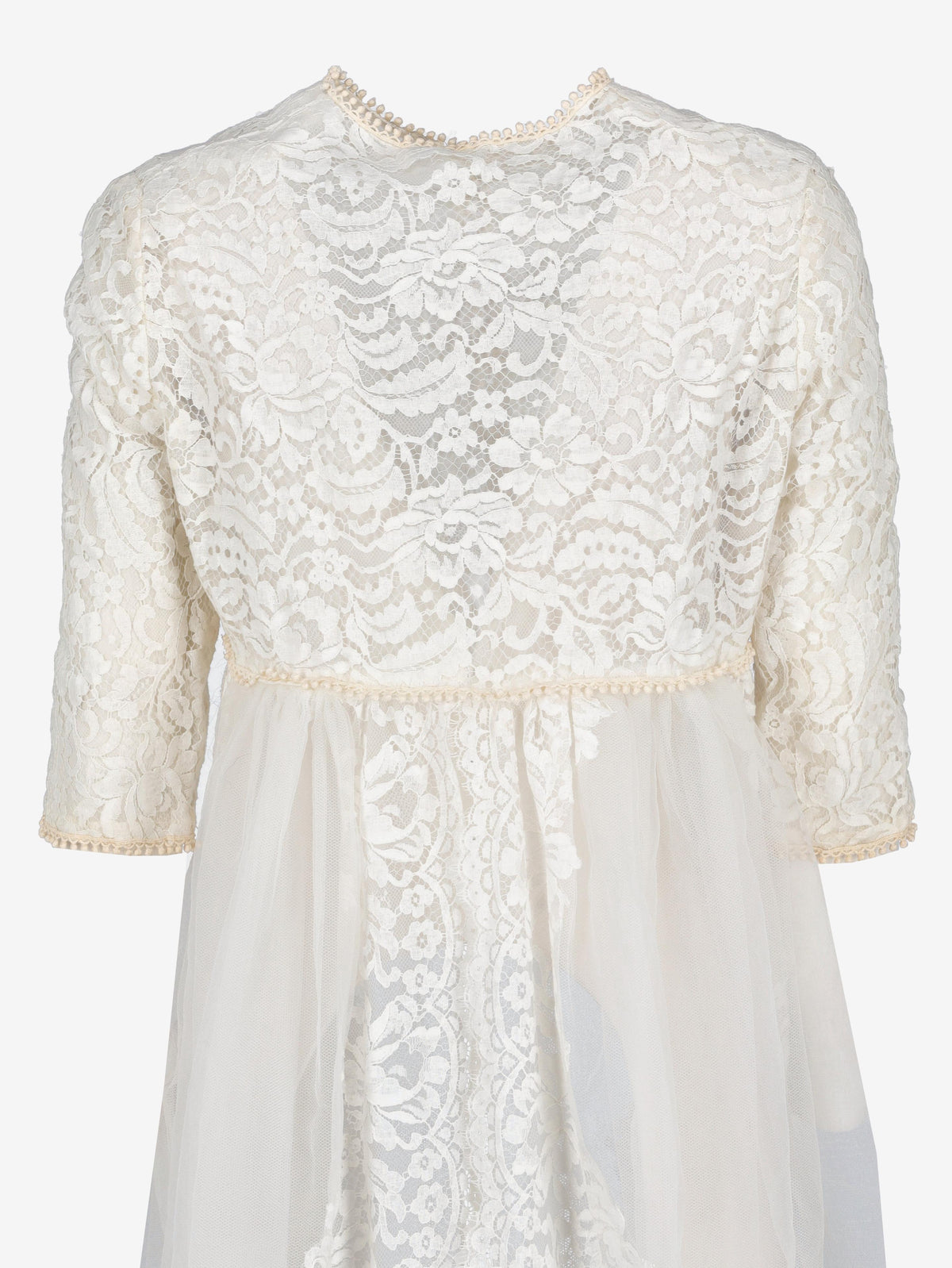 High-Low Bridal Cape in Lace M1702106  Vintage 