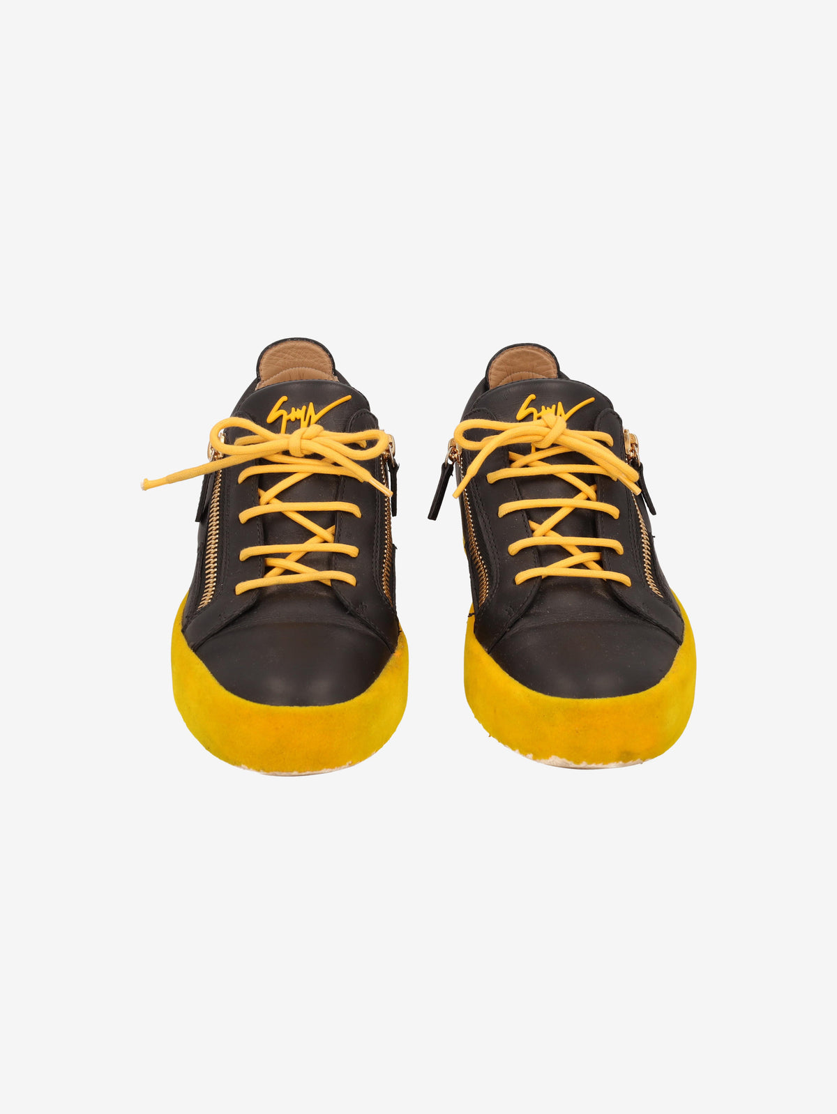 Giuseppe Zanotti Men's Blue and Yellow Shoes WCV250877.13 . Giuseppe Zanotti 
