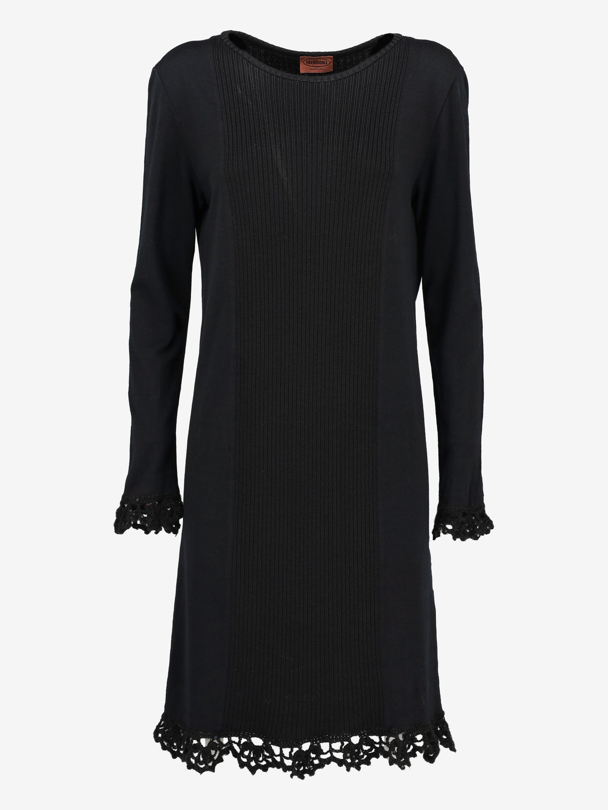 Missoni Wool Knitted Midi Dress with Crochet Details BR13224.2  Missoni 