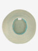 Natural Straw Hat with Floral Detail M1602884  Vintage 