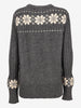 Yohji Yamamoto Coming Soon collection Knitted Wool Sweater with Floral Design BR261025.86  Yohji Yamamoto 