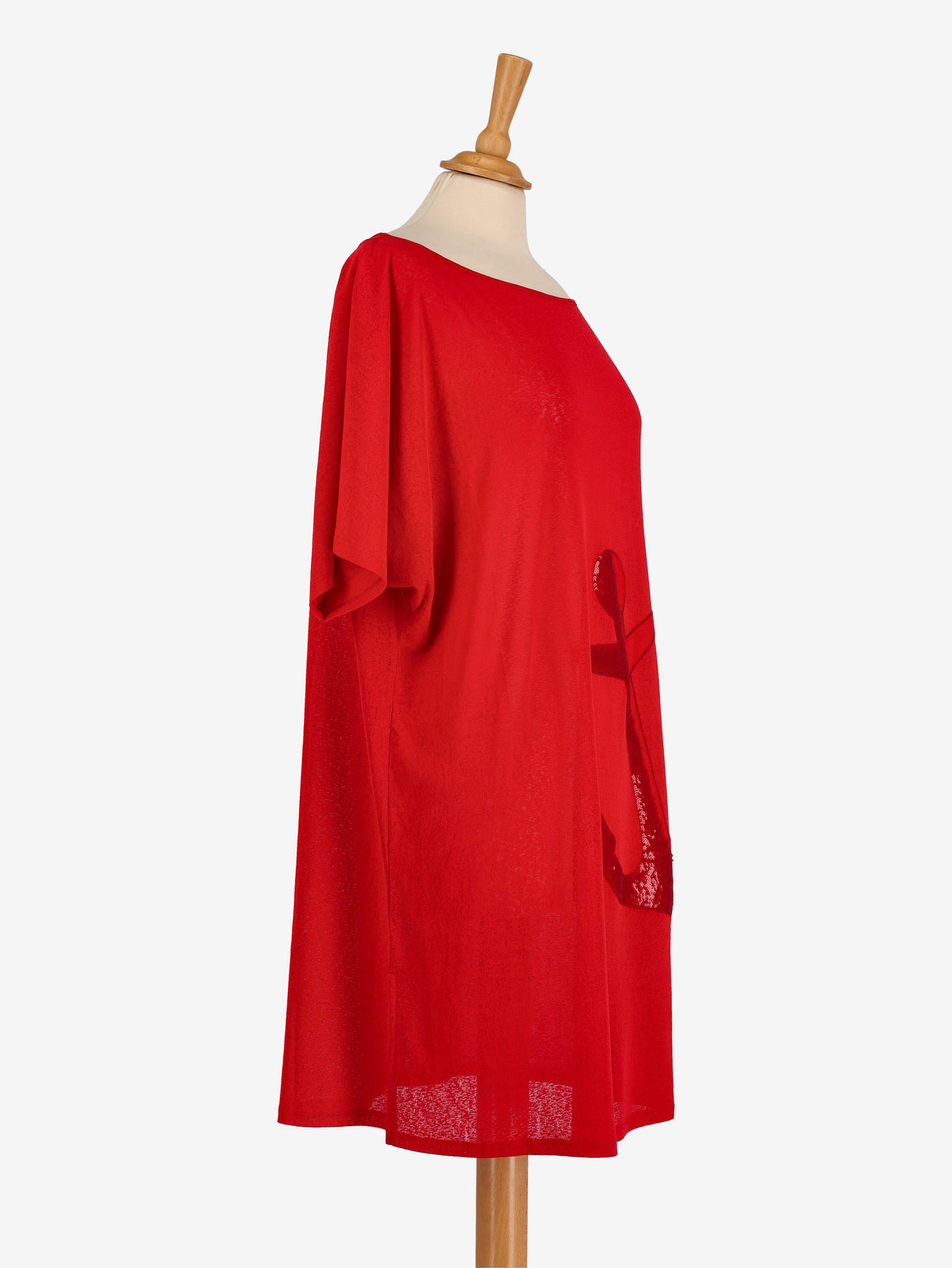Vintage Red Dress With Anchor WCV241010352  Vintage 