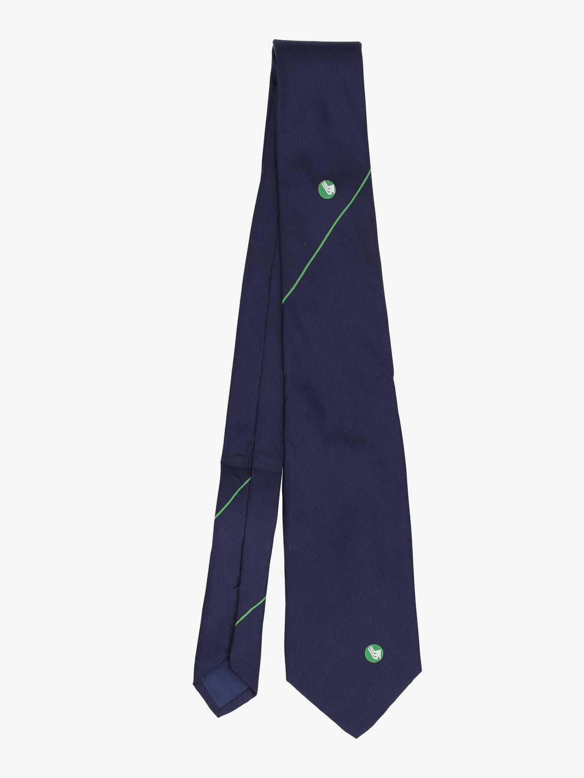 Cravatta blu navy vintage