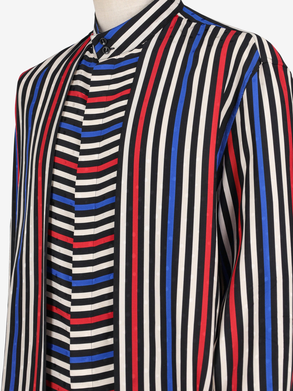 Saint Laurent Paris Striped Blouse WCV112504  Saint Laurent 