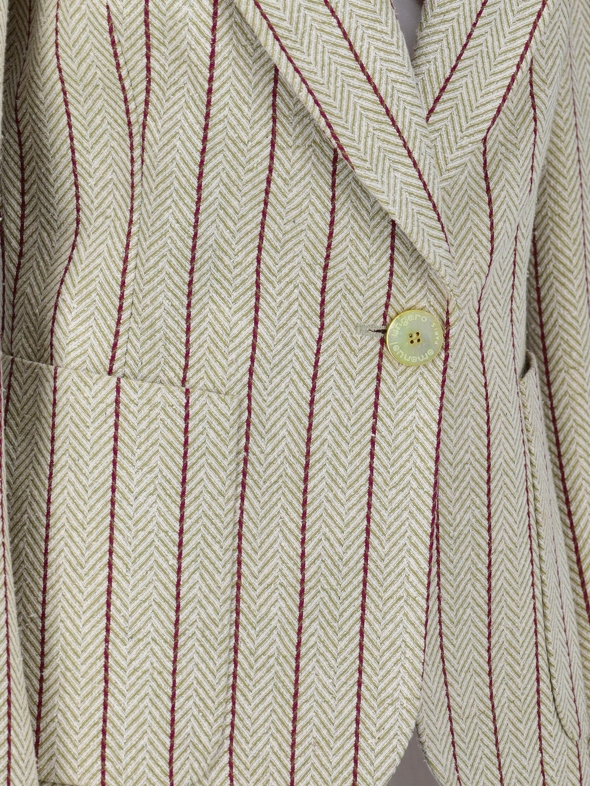 Emanuel Ungaro Striped Suit with Jacket and Trousers W7426.25  Ungaro 