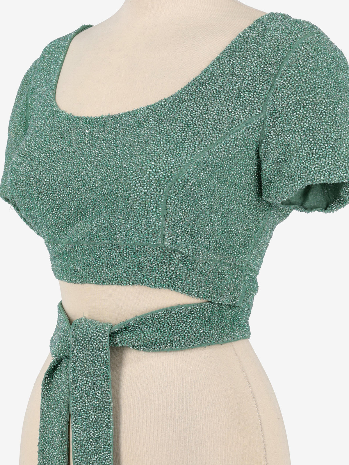 Top con perline di vetro Fendi