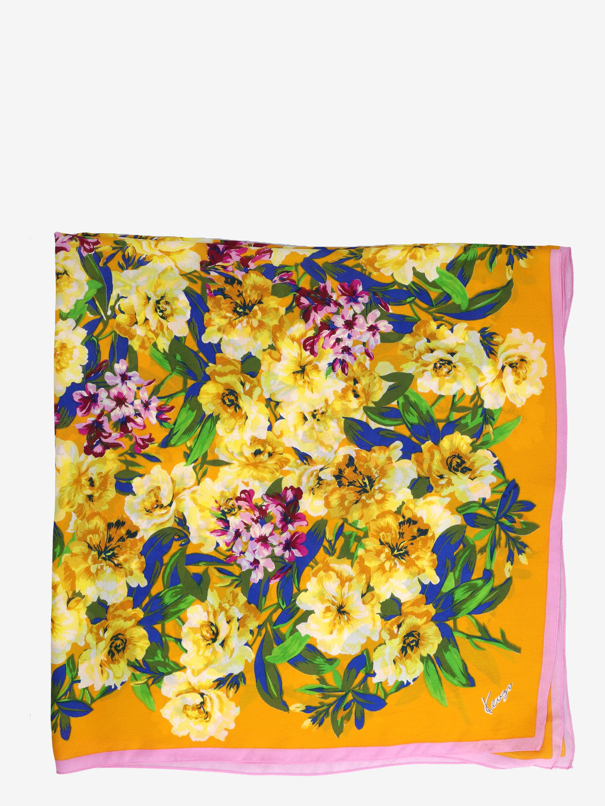 Kenzo Floral Silk Scarf W27526.61  Kenzo 