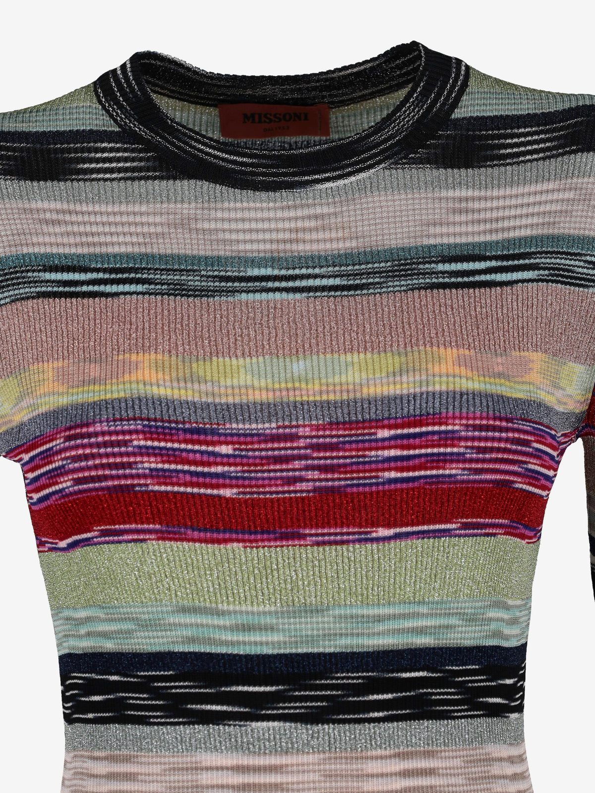 Missoni Knitted T-Shirt with Iconic Pattern W7426.28  Missoni 