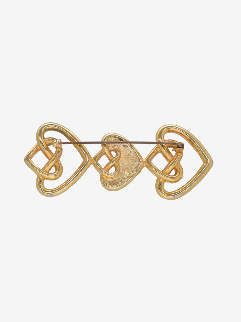 Vintage Hearts Brooch N0000045  Vintage 