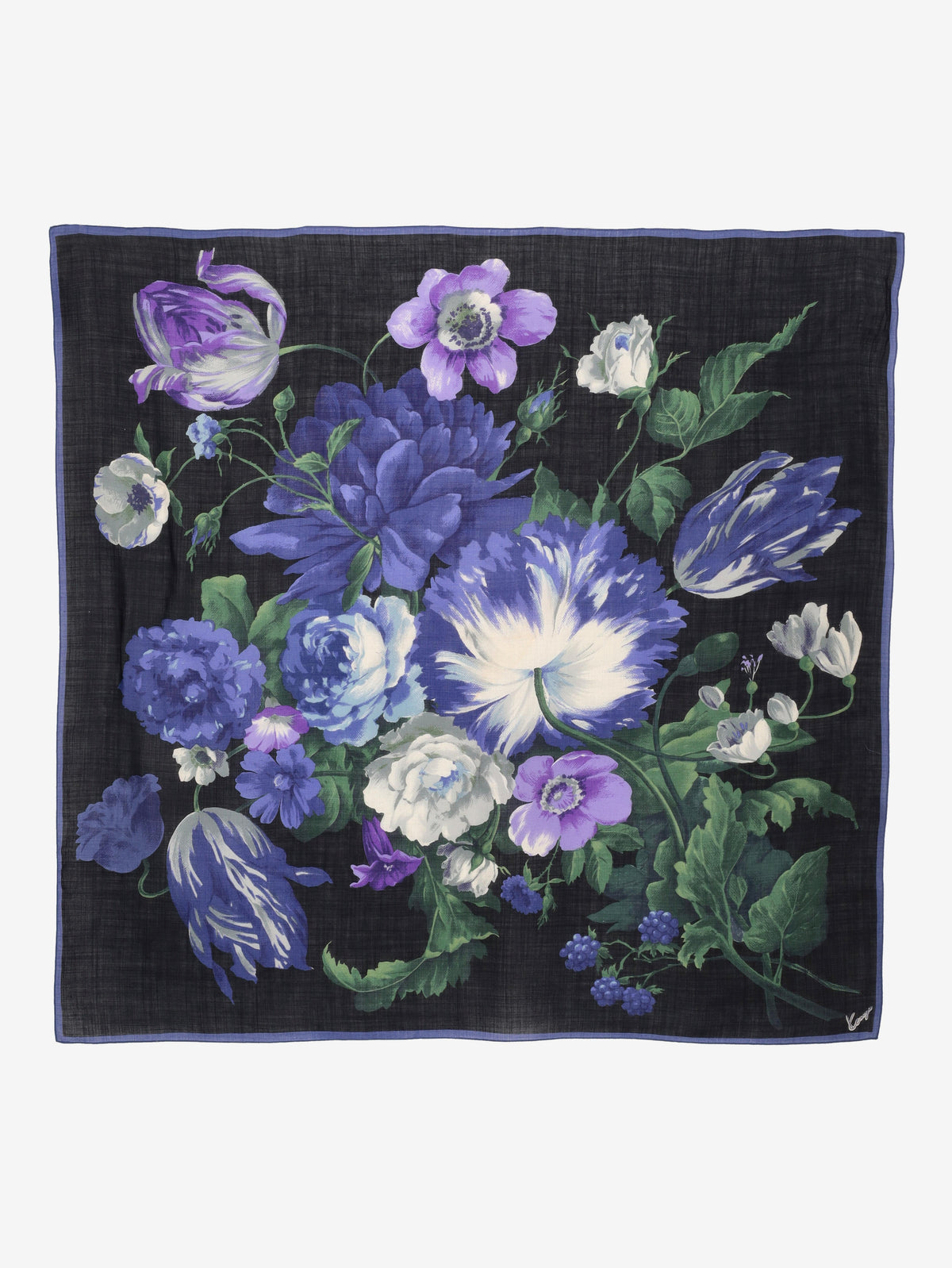 Kenzo Floral Wool-Blend Scarf W27526.63  Kenzo 