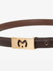 Mila Schön Leather Thin Belt