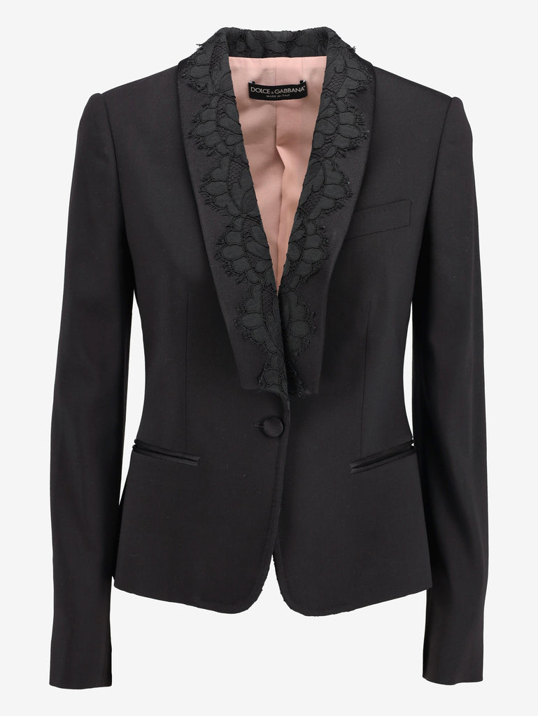 Dolce & Gabbana Black Blazer WCV24L09.8  Dolce & Gabbana 
