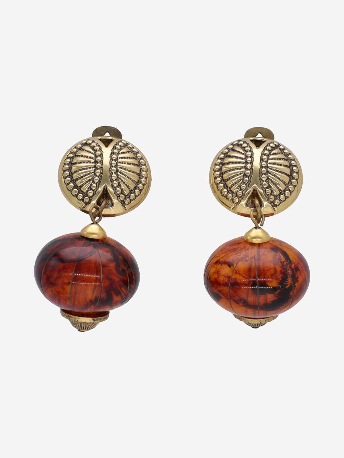 Vintage Pendant Clip-on Earrings WCV041224.146  Vintage 