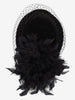 Vintage Veiled Feather Hat W27526.141  Vintage 