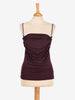 canottaGianfranco Ferré Burgundy Top - 90s