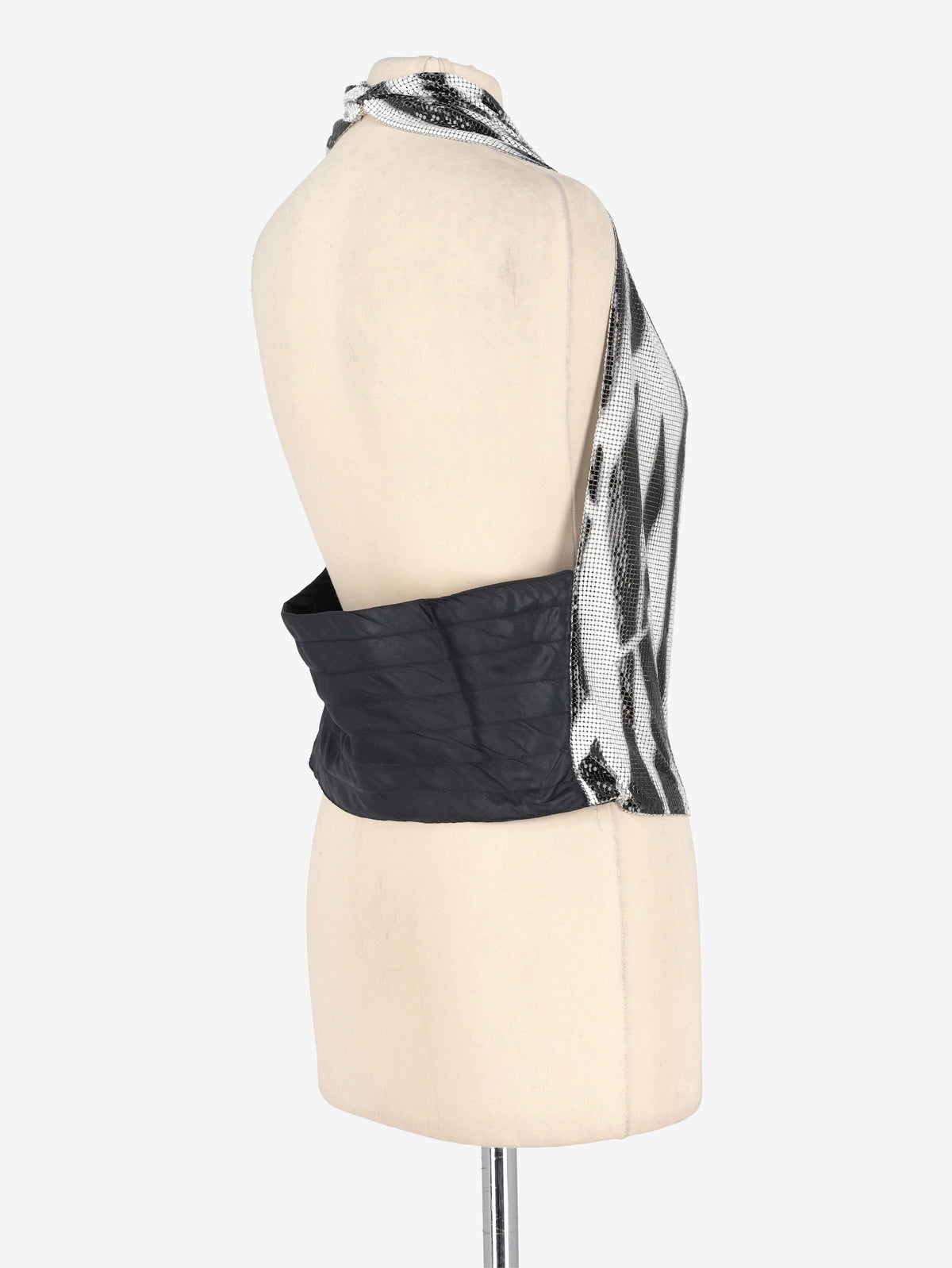 Versace Zebra Print Open-Back Top MR206002  Versace 