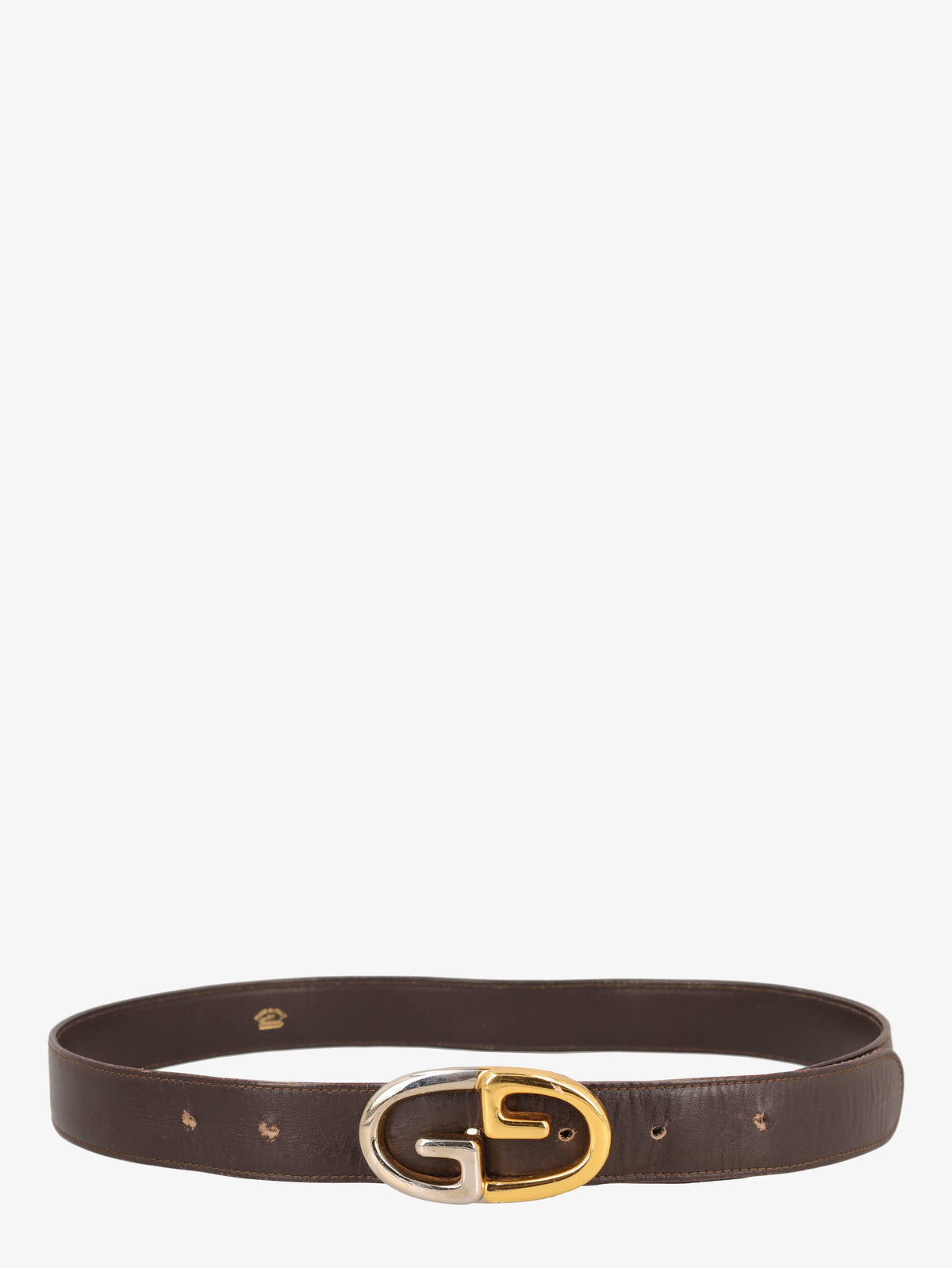 Gucci Bicolour Buckle Belt