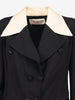 Chloé Cropped Black Tailcoat Jacket with Cream Contrast Collar W27526.26  Chloé 