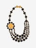 Prada Rose & Crystal Multi-Strand Necklace W13426.124  Prada 