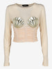 Dsquared2 Shell-Embellished Jersey Top CVM26.23.62  Dsquared² 