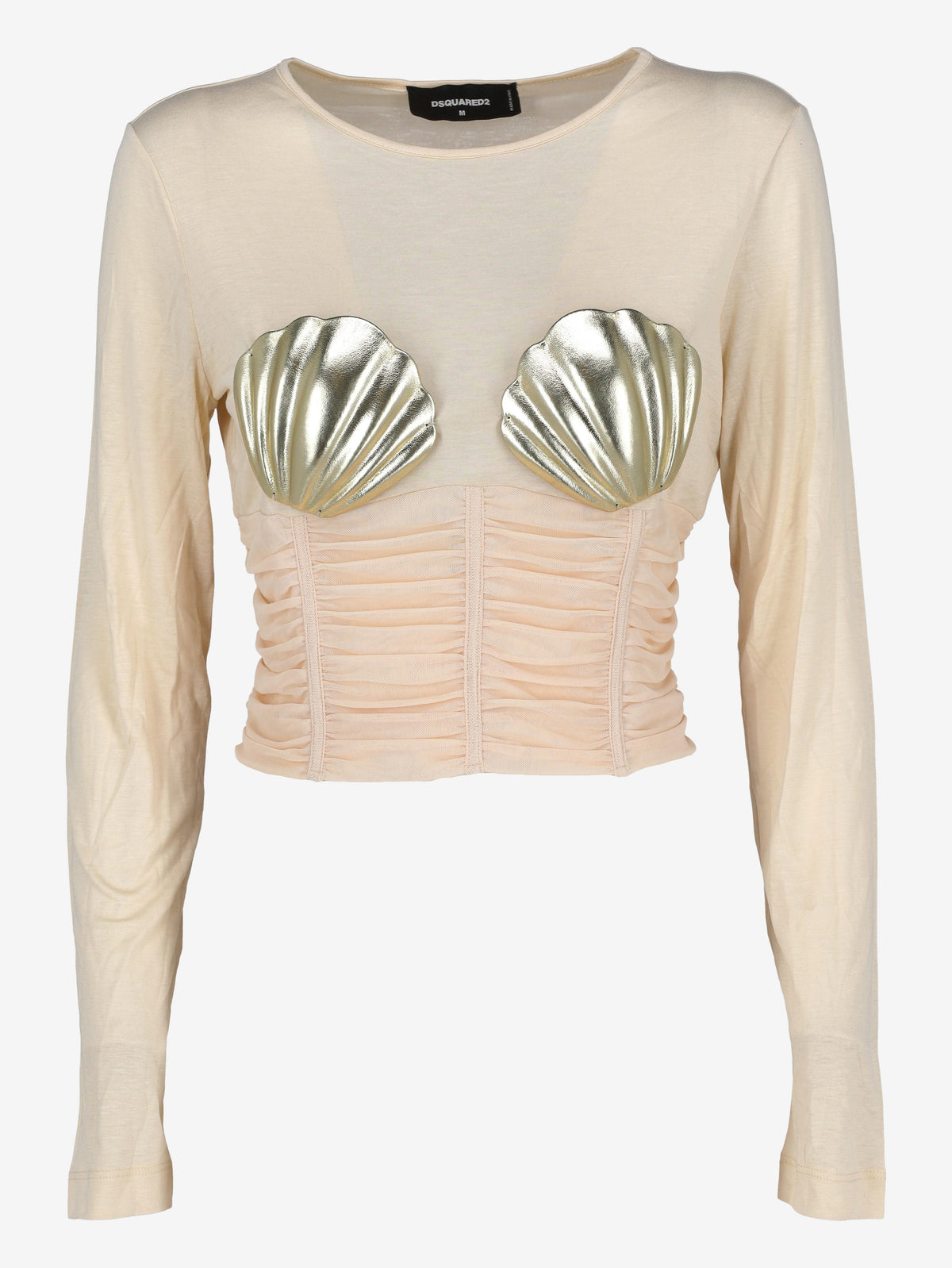 Dsquared2 Shell-Embellished Jersey Top CVM26.23.62  Dsquared² 