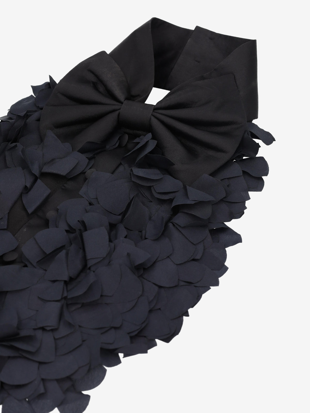 Emporio Armani Layered Petal-Texture Tuxedo Accessory W27526.10  Emporio Armani 