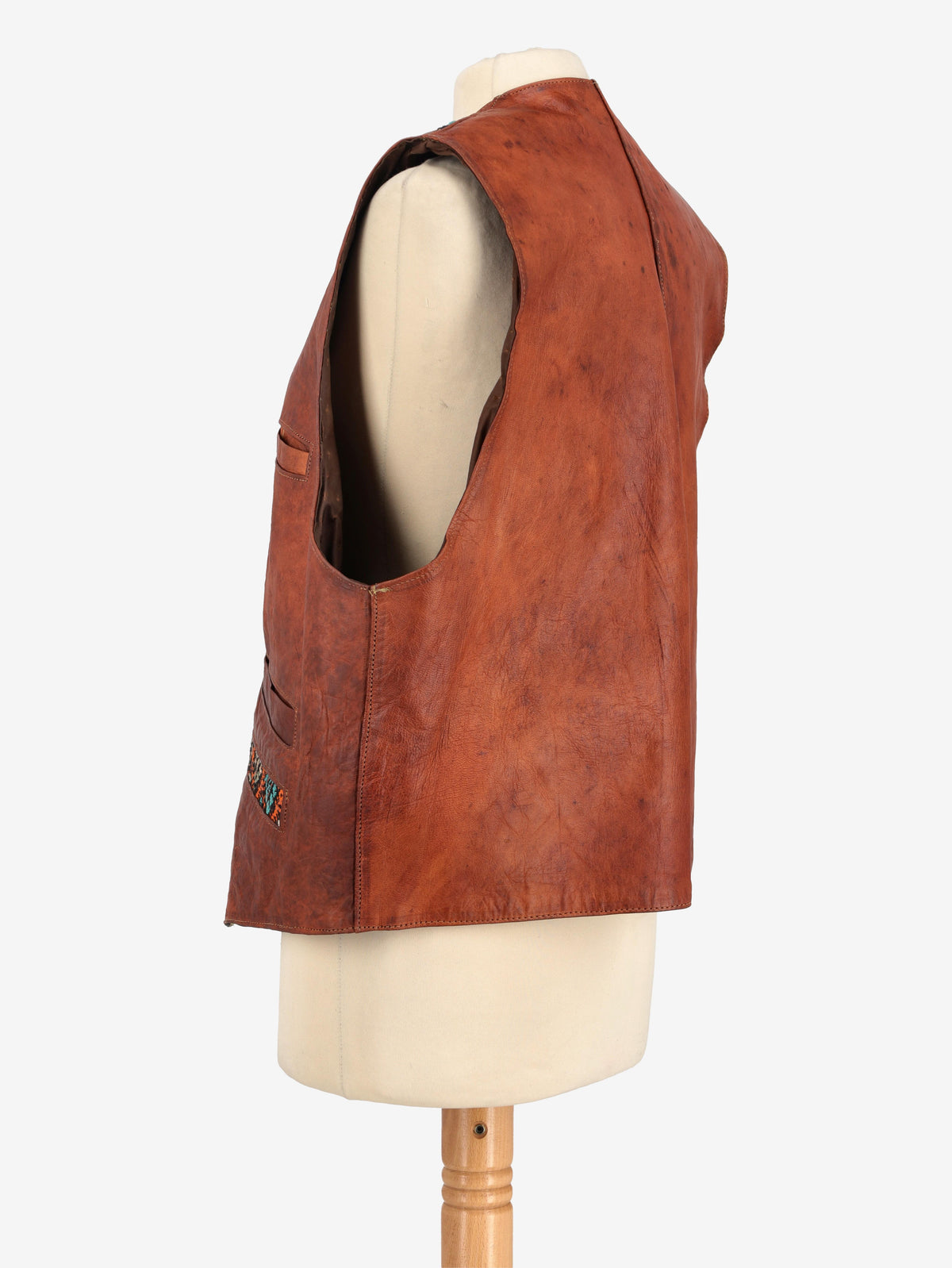 Vintage Leather Vest MR031124.8  Vintage 