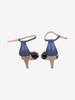 Vintage Navy Suede Embellished Sandals WCV130123  Vintage 