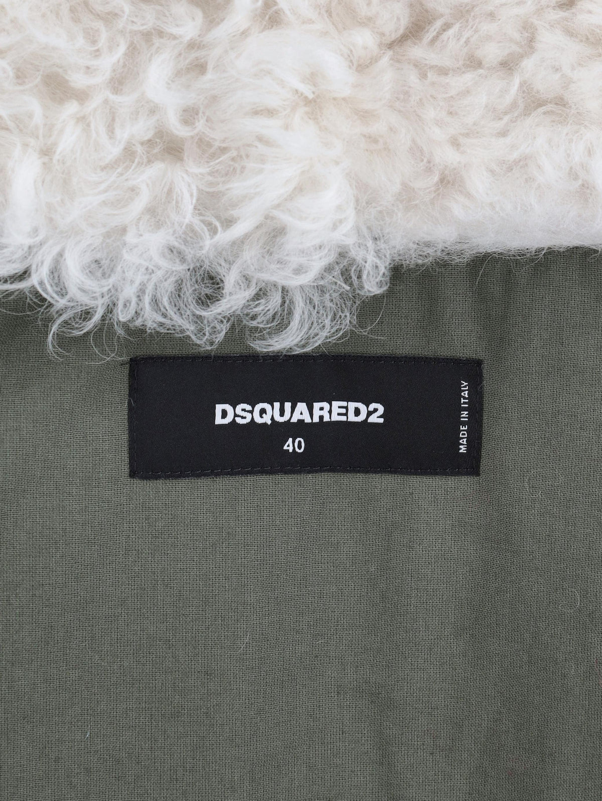 Dsquared2 AW23 Runway Shearling Corduroy Jacket with Belt Detail CVM26.23.37  Dsquared² 