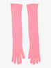 Prada Pink Wool Long Gloves