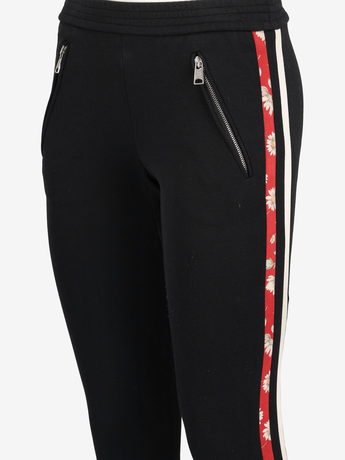 Alexander McQueen Sweatpants with Floral Side Stripe W7426.50  Alexander McQueen 