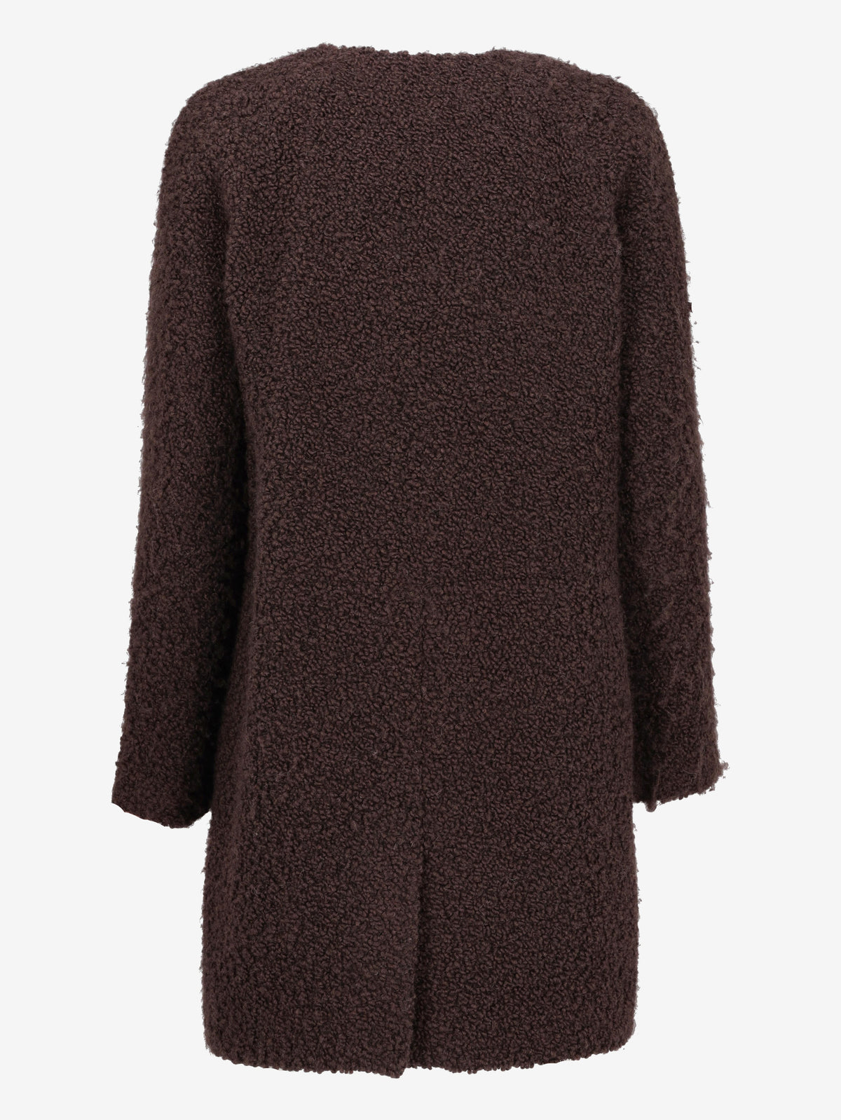 Agnona Coat in Brown Shearling CVM25.14.93  Agnona 