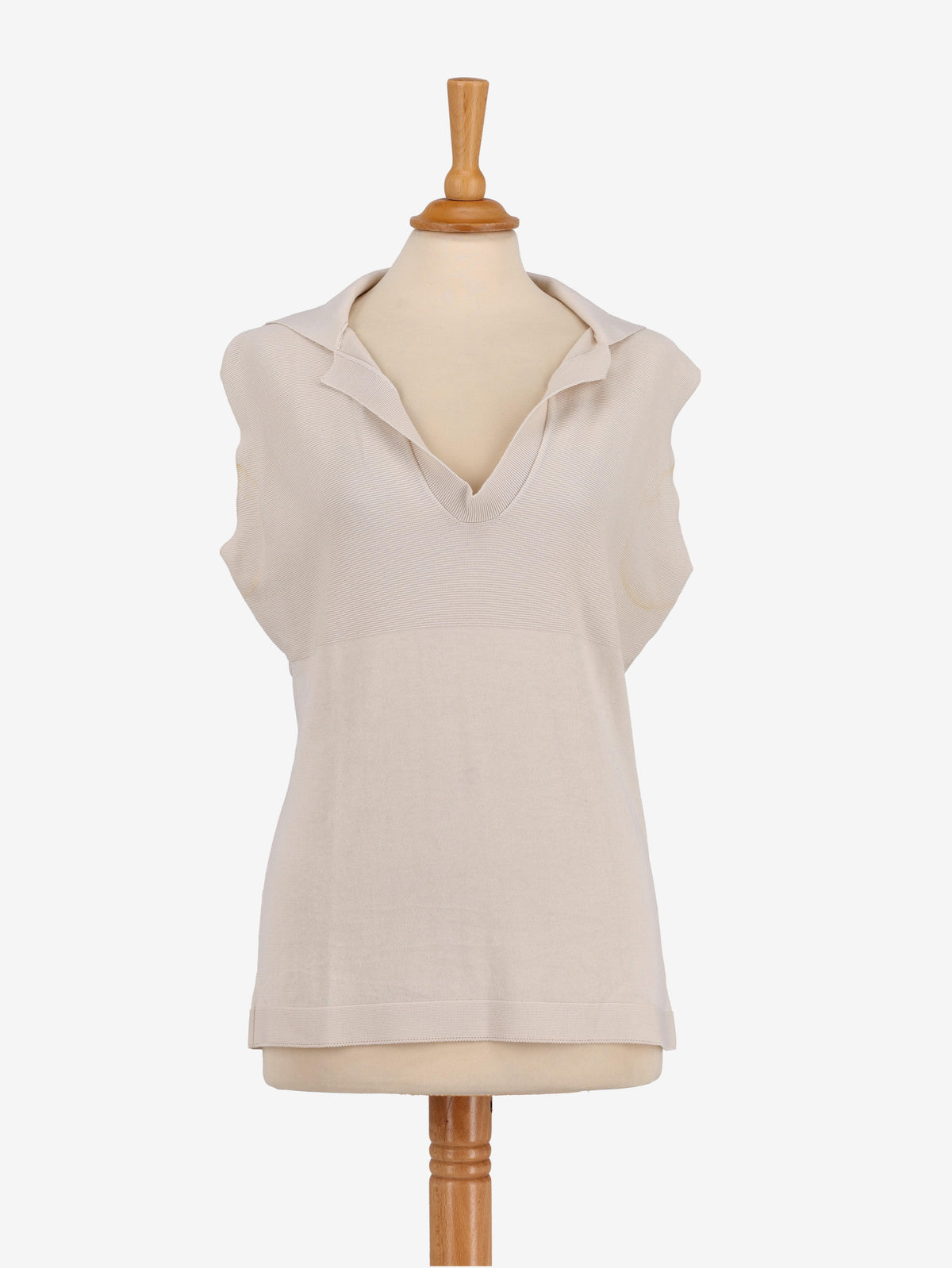Agnona Beige Knitted Top WCV241010375  Agnona 