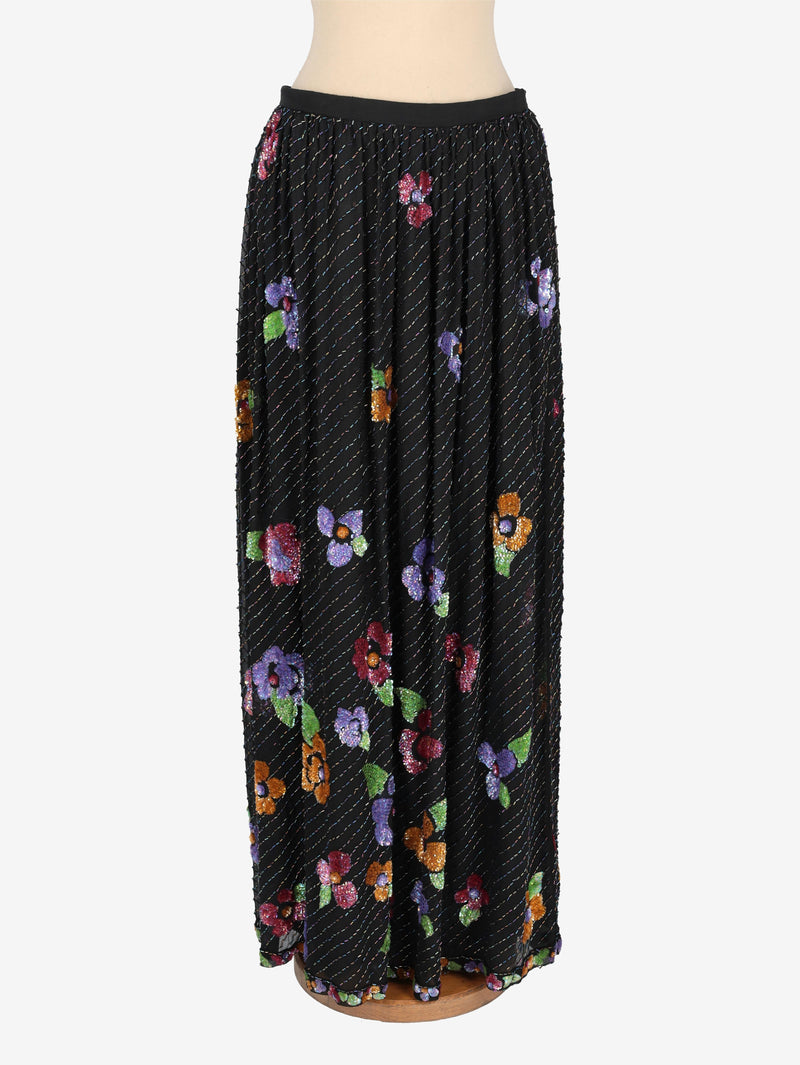 Sequin Long Skirt W202606032  Vintage 