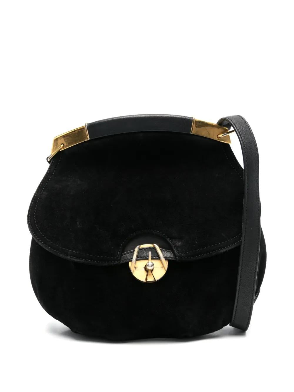 Vintage Gucci Suede Round Shoulder Bag WCV13032025.40  Gucci 